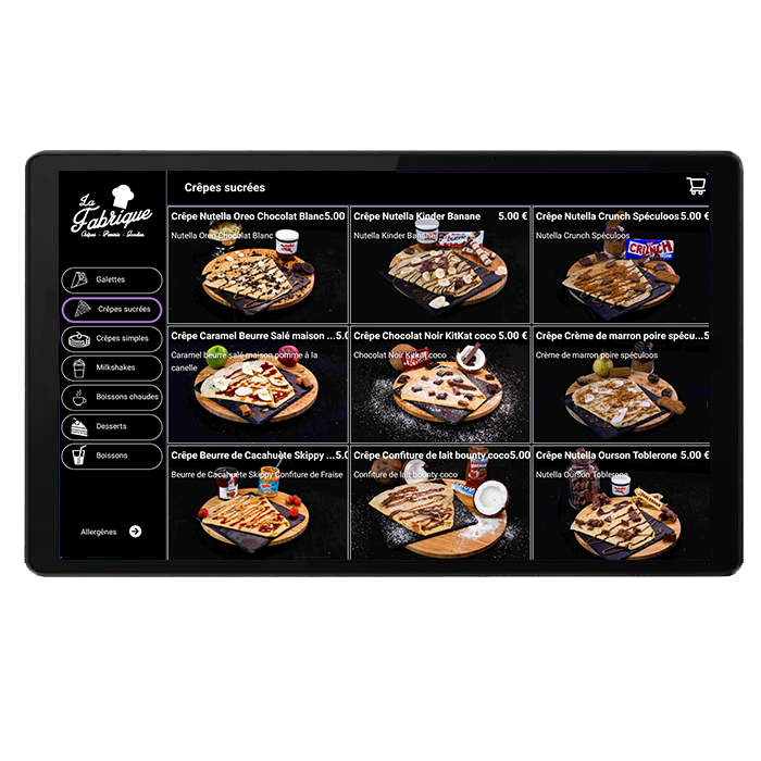 TABLETTE DE COMMANDE SUR TABLE